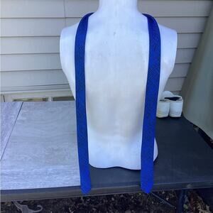 Men blue black top man tie